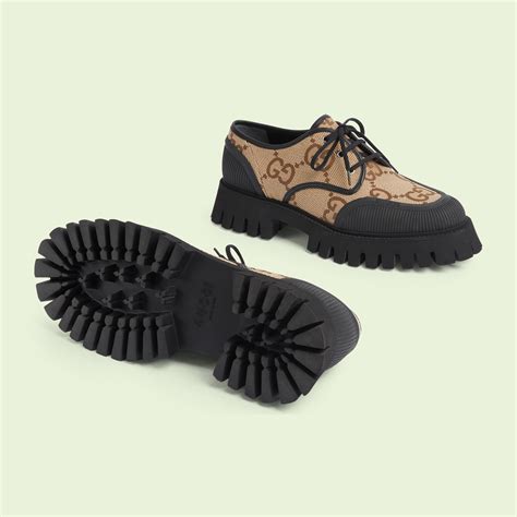 gucci maxi lace up shoes